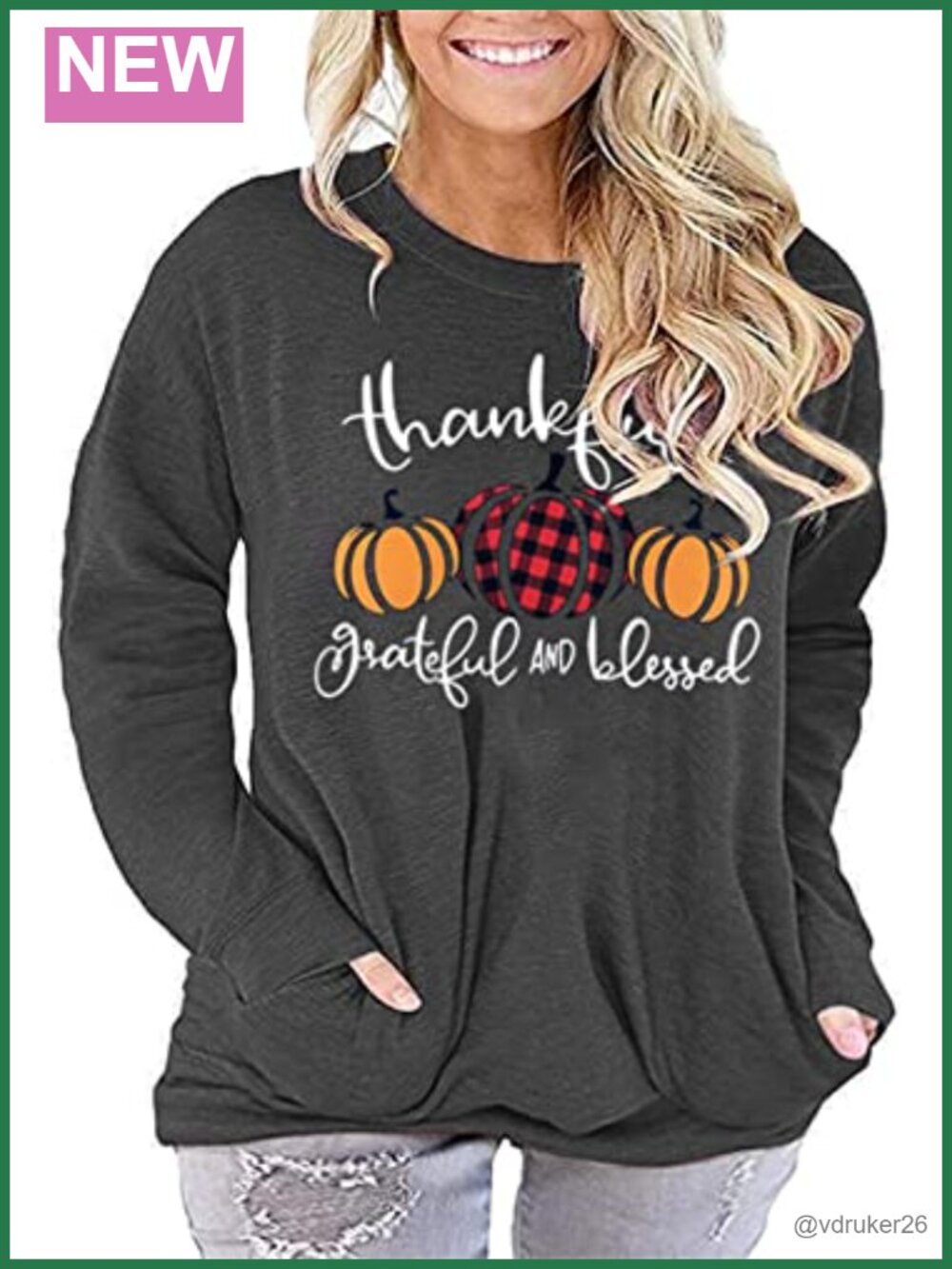 Plus Size Thanksgiving Tee Pumpkin Graphic Raglan Long Sleeve Fall Top
